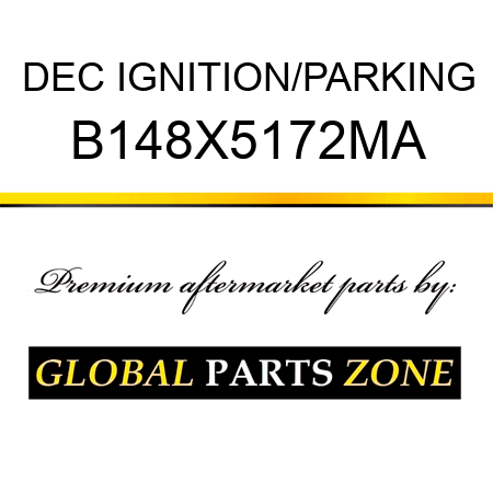 DEC IGNITION/PARKING B148X5172MA