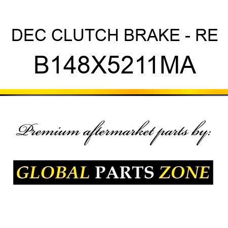 DEC CLUTCH BRAKE - RE B148X5211MA