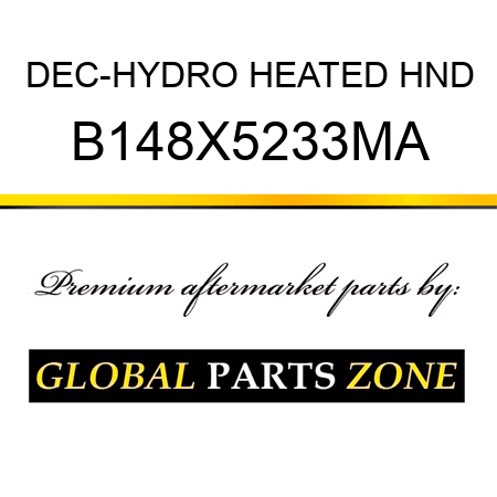 DEC-HYDRO HEATED HND B148X5233MA