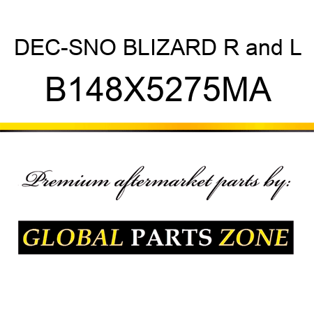 DEC-SNO BLIZARD R&L B148X5275MA