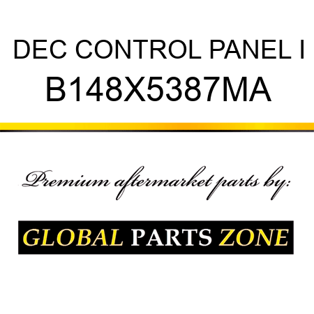 DEC CONTROL PANEL I B148X5387MA