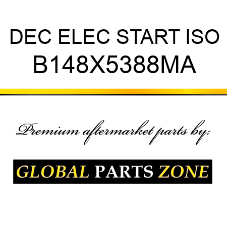 DEC ELEC START ISO B148X5388MA