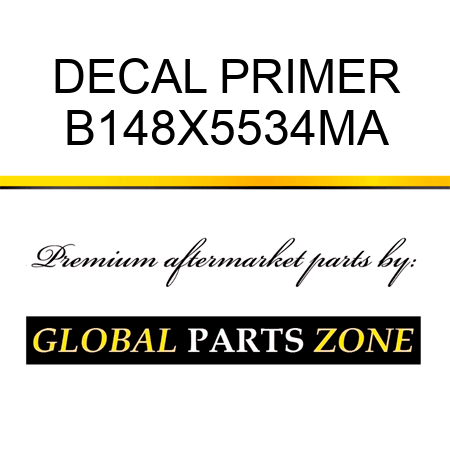 DECAL PRIMER B148X5534MA