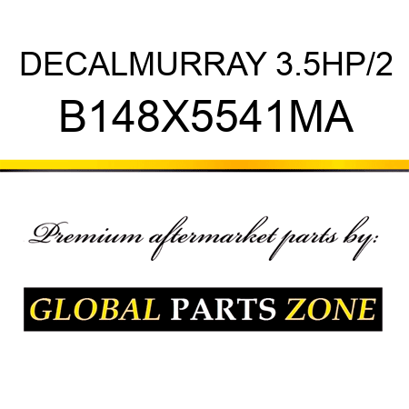 DECALMURRAY 3.5HP/2 B148X5541MA