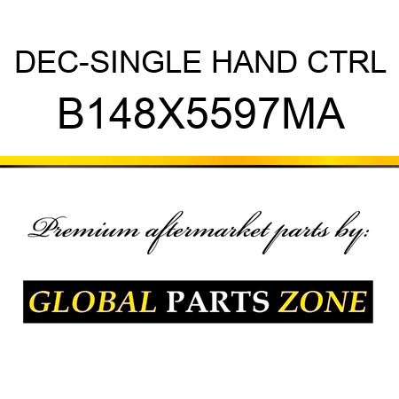 DEC-SINGLE HAND CTRL B148X5597MA