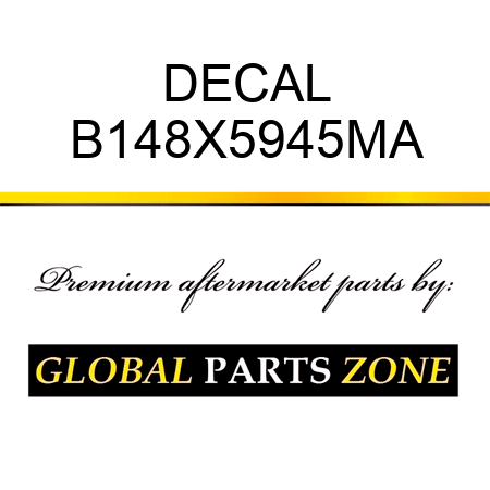 DECAL B148X5945MA