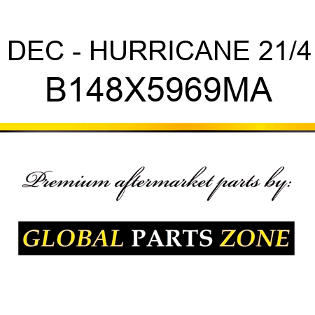 DEC - HURRICANE 21/4 B148X5969MA