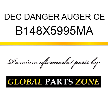 DEC DANGER AUGER CE B148X5995MA