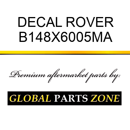 DECAL ROVER B148X6005MA