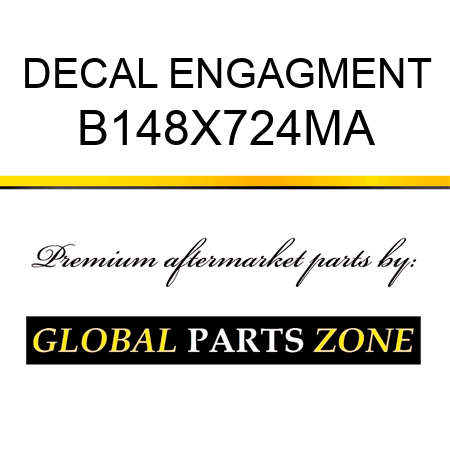 DECAL ENGAGMENT B148X724MA