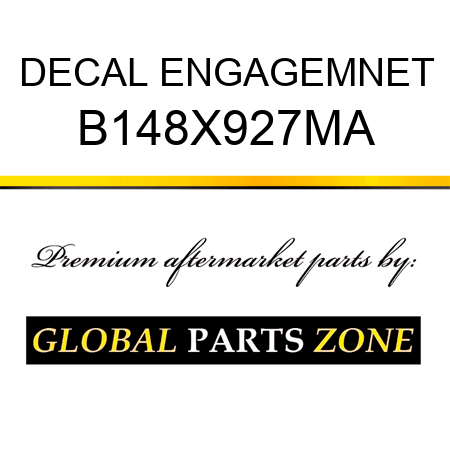 DECAL ENGAGEMNET B148X927MA