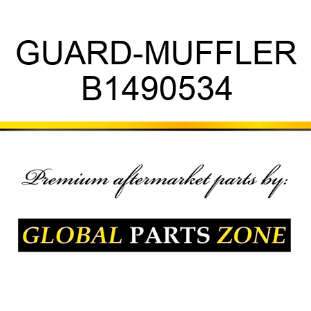 GUARD-MUFFLER B1490534