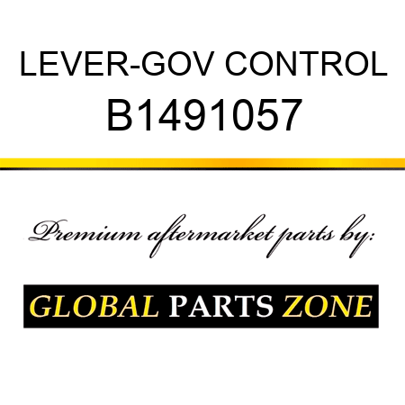LEVER-GOV CONTROL B1491057