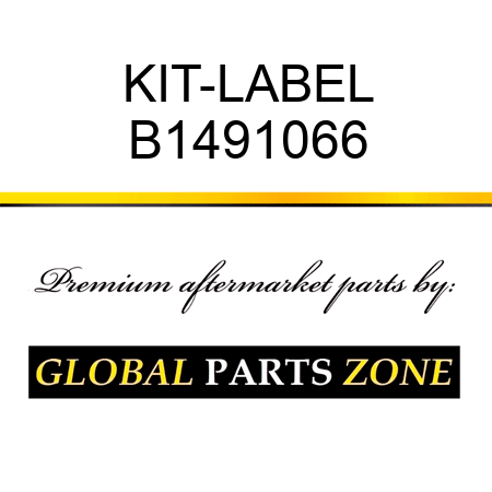 KIT-LABEL B1491066