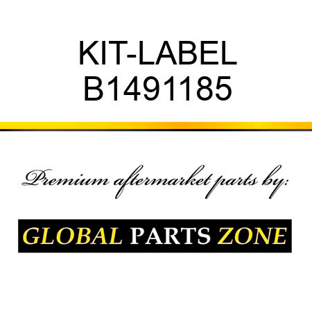 KIT-LABEL B1491185