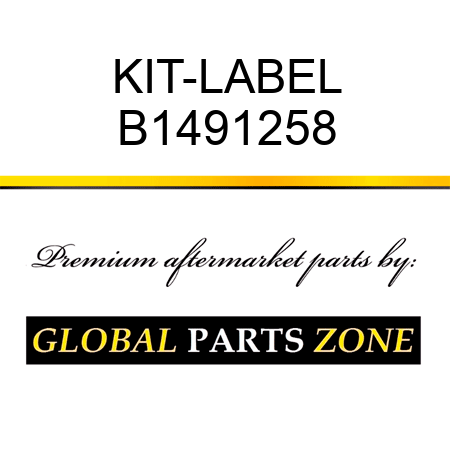 KIT-LABEL B1491258