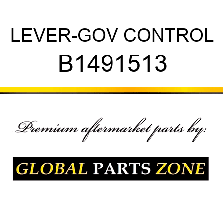 LEVER-GOV CONTROL B1491513