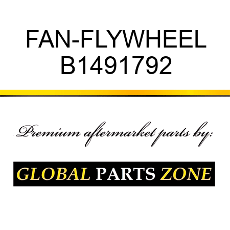 FAN-FLYWHEEL B1491792