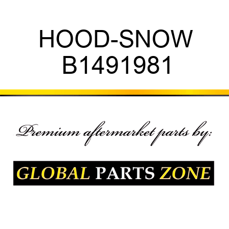 HOOD-SNOW B1491981