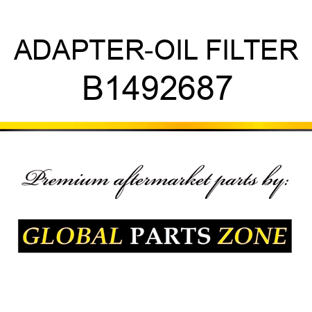 ADAPTER-OIL FILTER B1492687