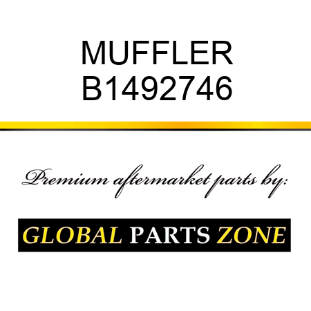 MUFFLER B1492746