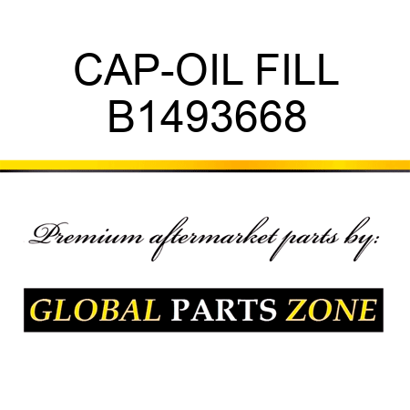 CAP-OIL FILL B1493668