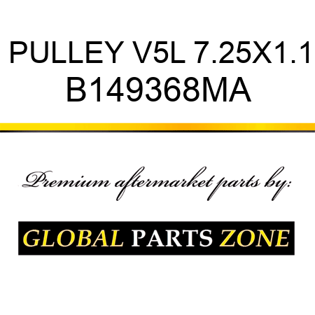 PULLEY V5L 7.25X1.1 B149368MA