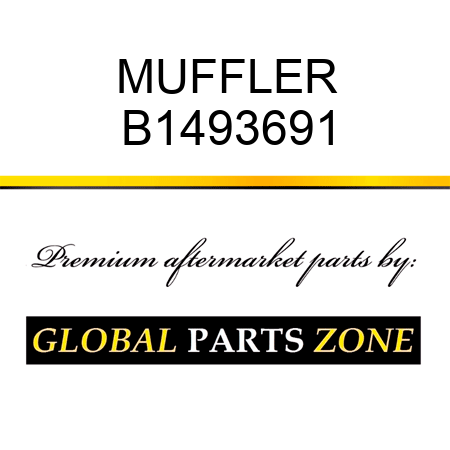 MUFFLER B1493691