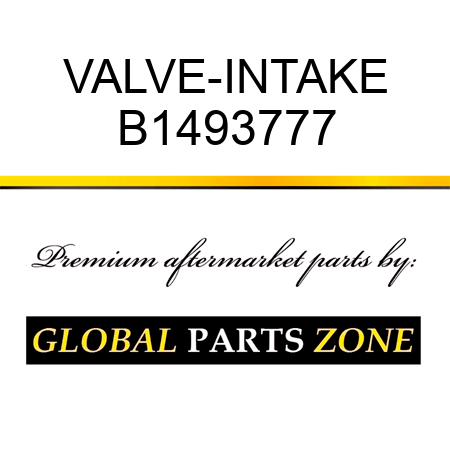 VALVE-INTAKE B1493777