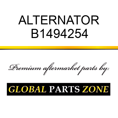 ALTERNATOR B1494254