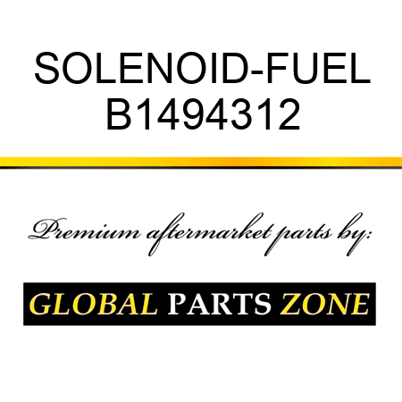 SOLENOID-FUEL B1494312