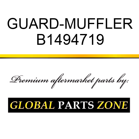 GUARD-MUFFLER B1494719