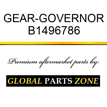 GEAR-GOVERNOR B1496786