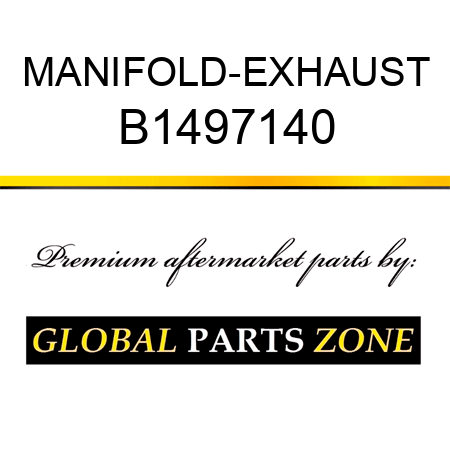 MANIFOLD-EXHAUST B1497140