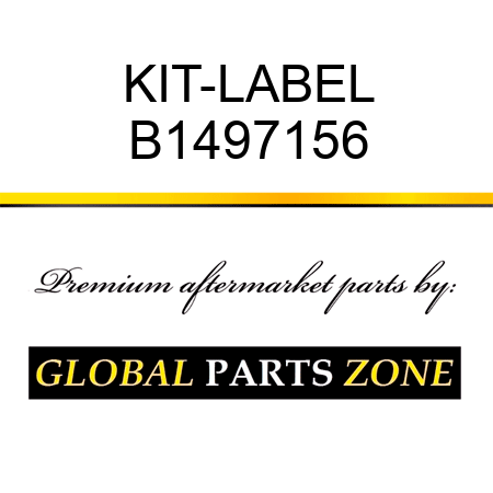 KIT-LABEL B1497156