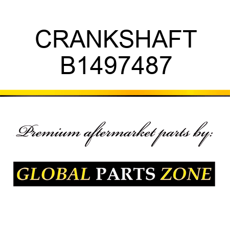 CRANKSHAFT B1497487