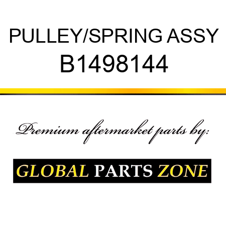 PULLEY/SPRING ASSY B1498144