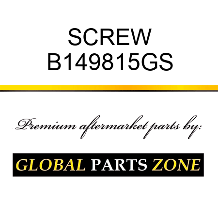 SCREW B149815GS