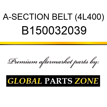 A-SECTION BELT (4L400) B150032039