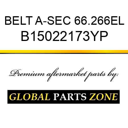 BELT A-SEC 66.266EL B15022173YP