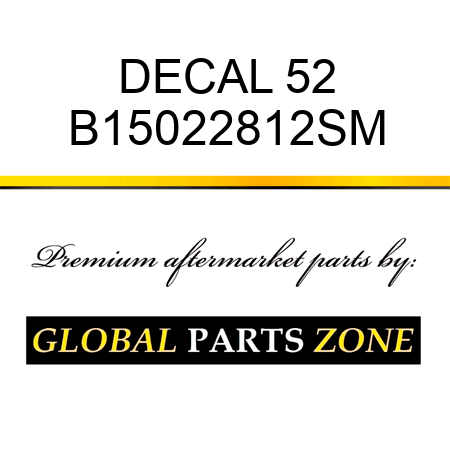 DECAL 52 B15022812SM