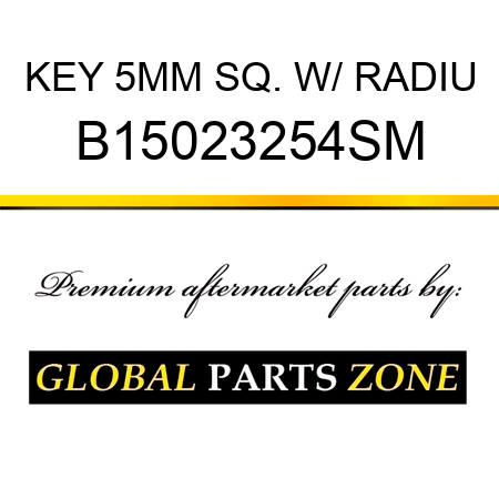 KEY 5MM SQ. W/ RADIU B15023254SM