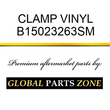 CLAMP VINYL B15023263SM