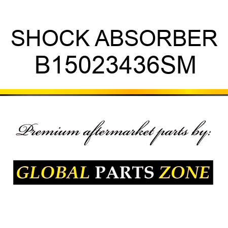 SHOCK ABSORBER B15023436SM