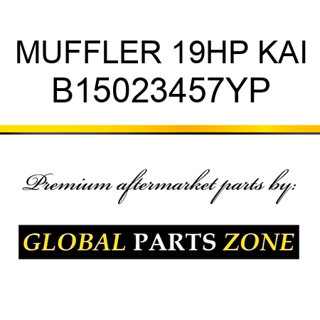 MUFFLER 19HP KAI B15023457YP