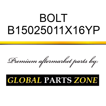 BOLT B15025011X16YP