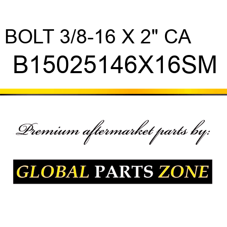 BOLT 3/8-16 X 2