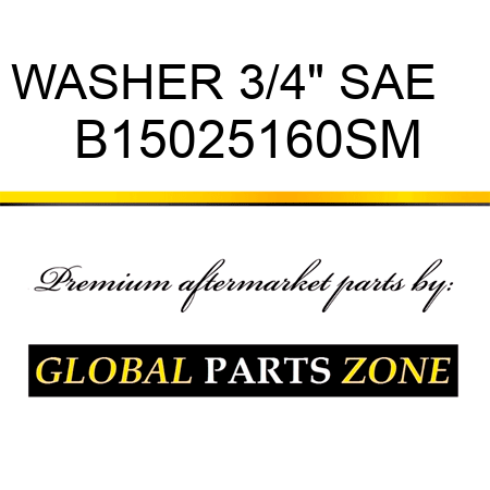 WASHER 3/4