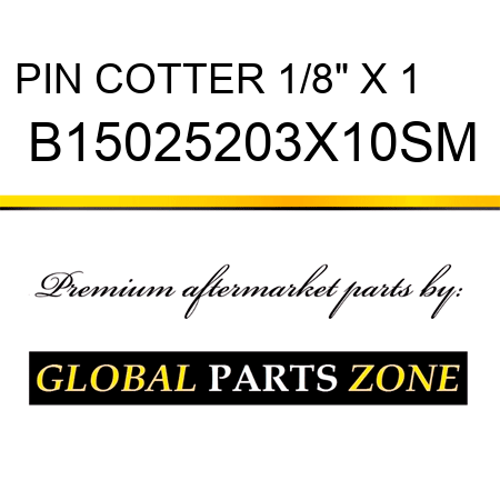 PIN COTTER 1/8