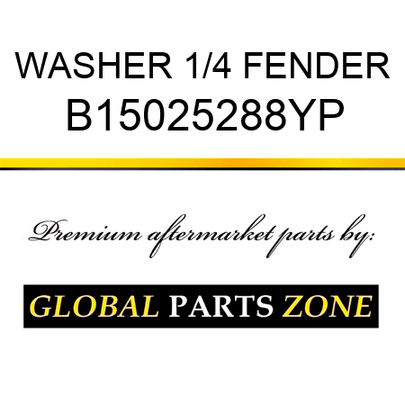 WASHER 1/4 FENDER B15025288YP